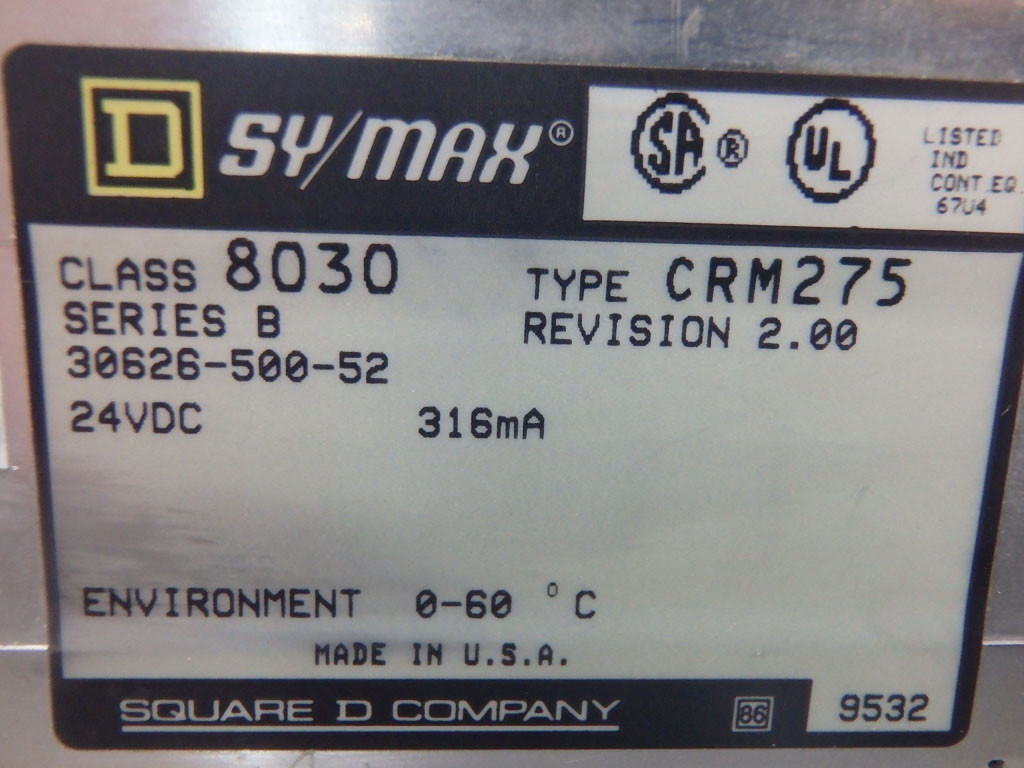 TÉLÉMÉCANIQUE  CRM275