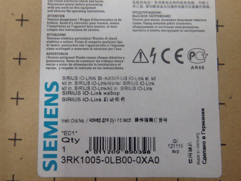 SIEMENS 3RK1005-0LB00-0XA0