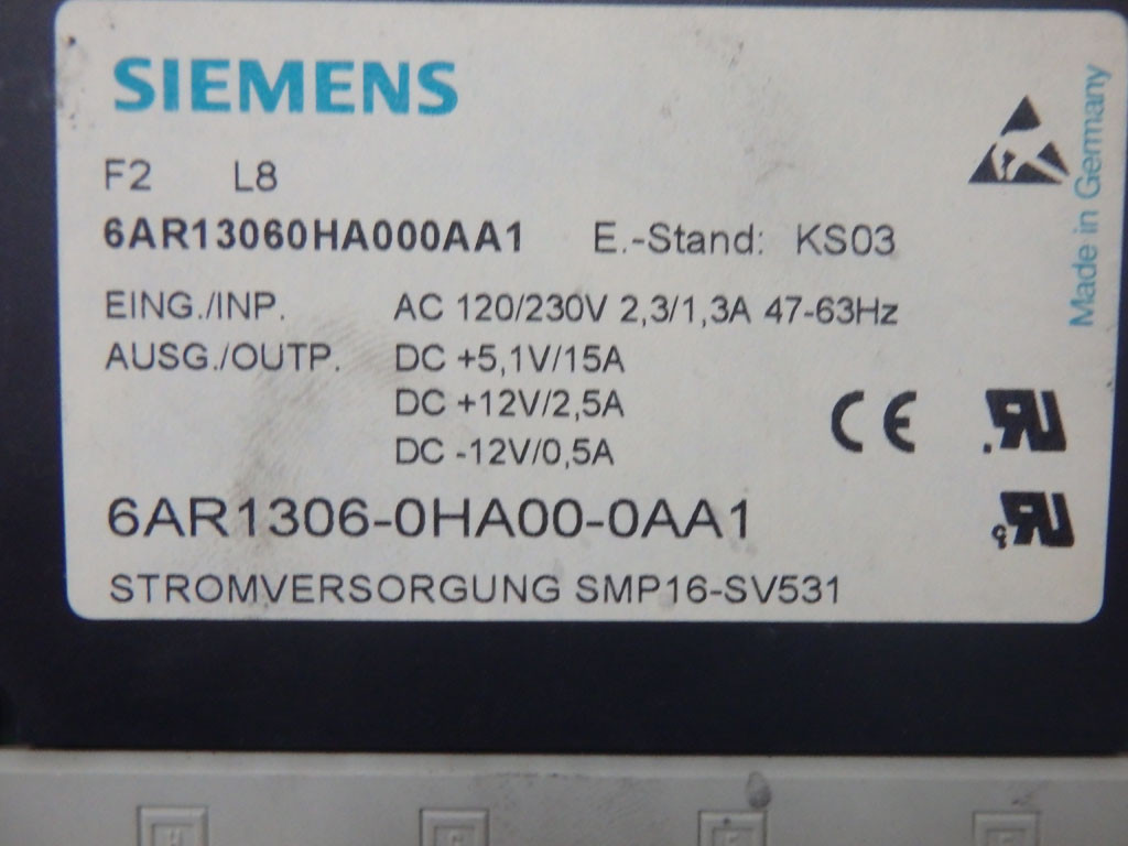SIEMENS 6AR1306-0HA00-0AA1
