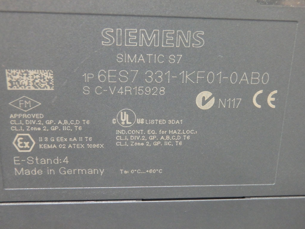 SIEMENS 6ES7331-1KF01-0AB0