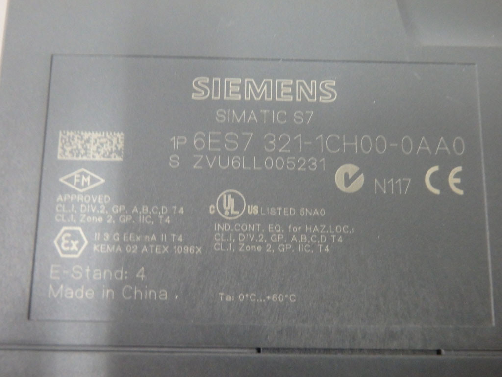 SIEMENS 6ES7321-1CH00-0AA0
