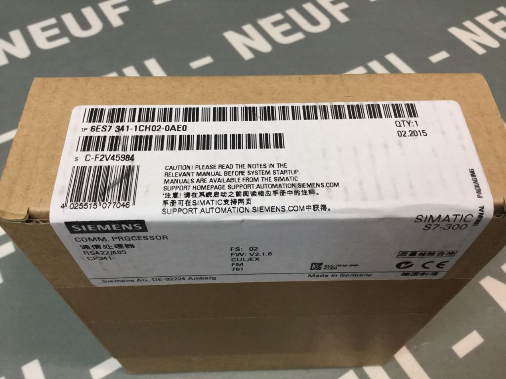 SIEMENS 6ES7341-1CH02-0AE0