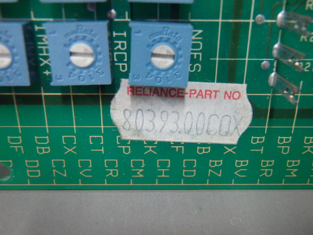 RELIANCE ELECTRIC 803.93.00