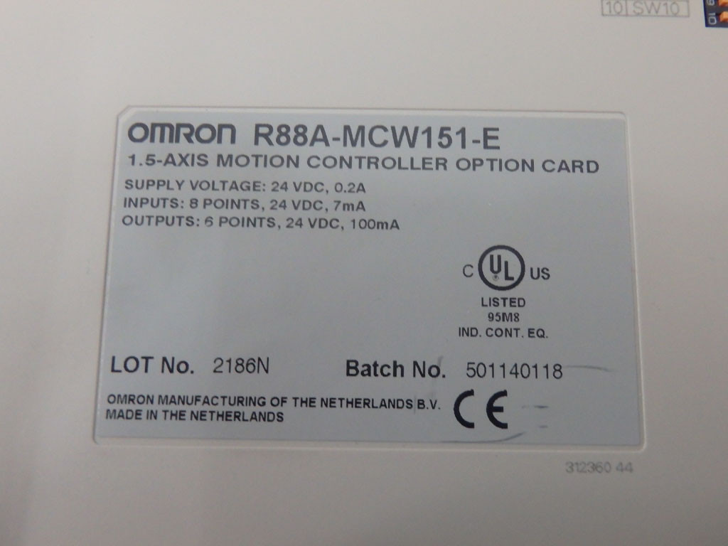 OMRON  R88A-MCW151-E