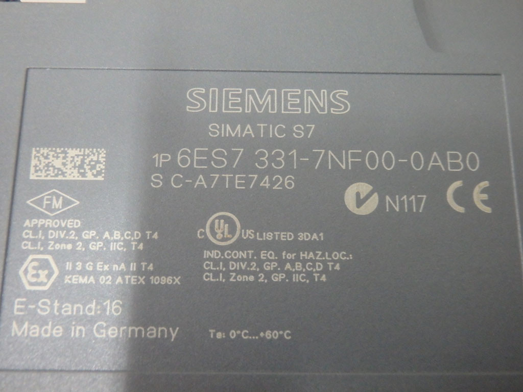 SIEMENS 6ES7331-7NF00-0AB0
