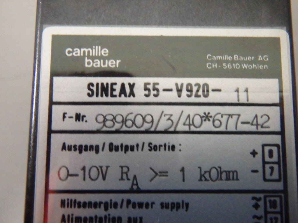 CAMILLE BAUER SINEAX55-V920-11