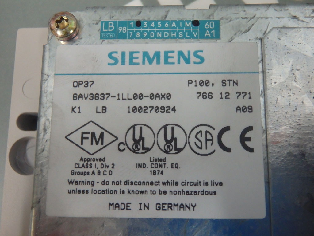 SIEMENS 6AV3637-1LL00-0AX0