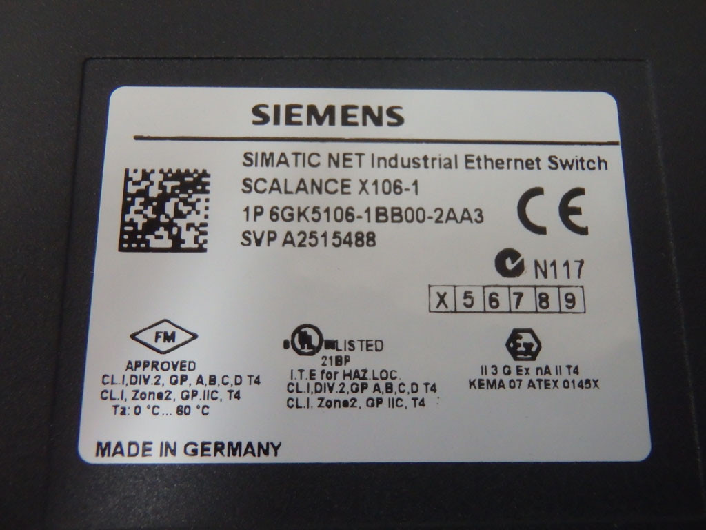 SIEMENS 6GK5106-1BB00-2AA3