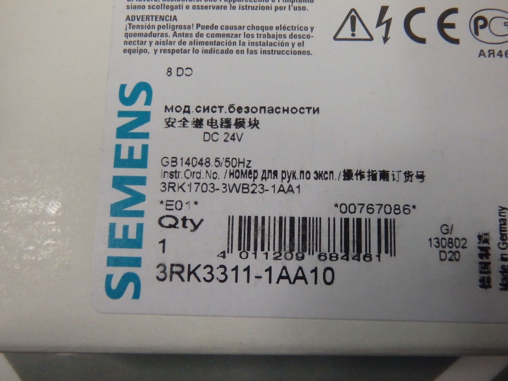 SIEMENS 3RK3311-1AA10