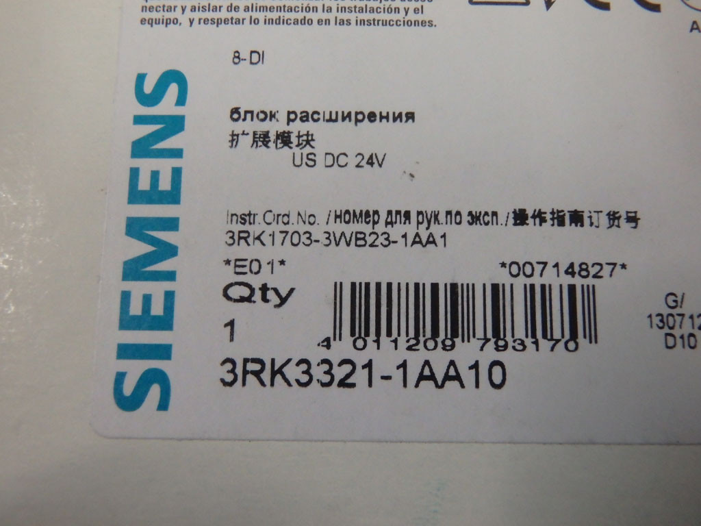 SIEMENS 3RK3321-1AA10