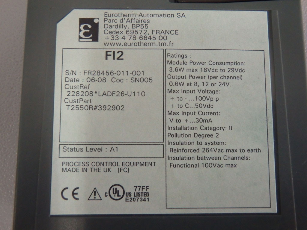 EUROTHERM T2550R-FI2