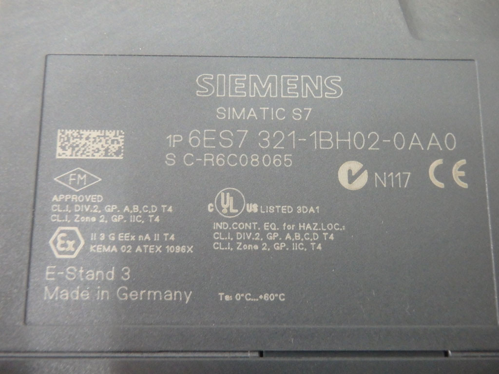 SIEMENS 6ES7321-1BH02-0AA0