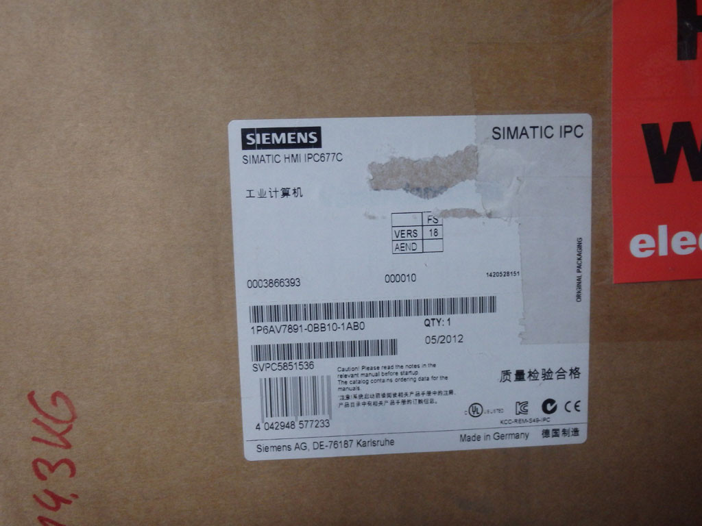 SIEMENS 6AV7891-0BB10-1AB0