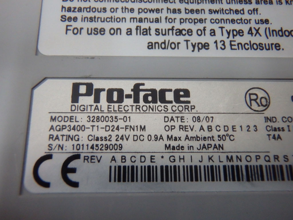 PROFACE  AGP3400-T1-D24-FN1M
