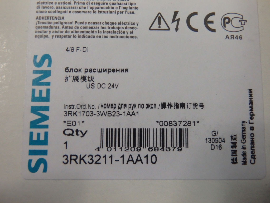SIEMENS 3RK3211-1AA10