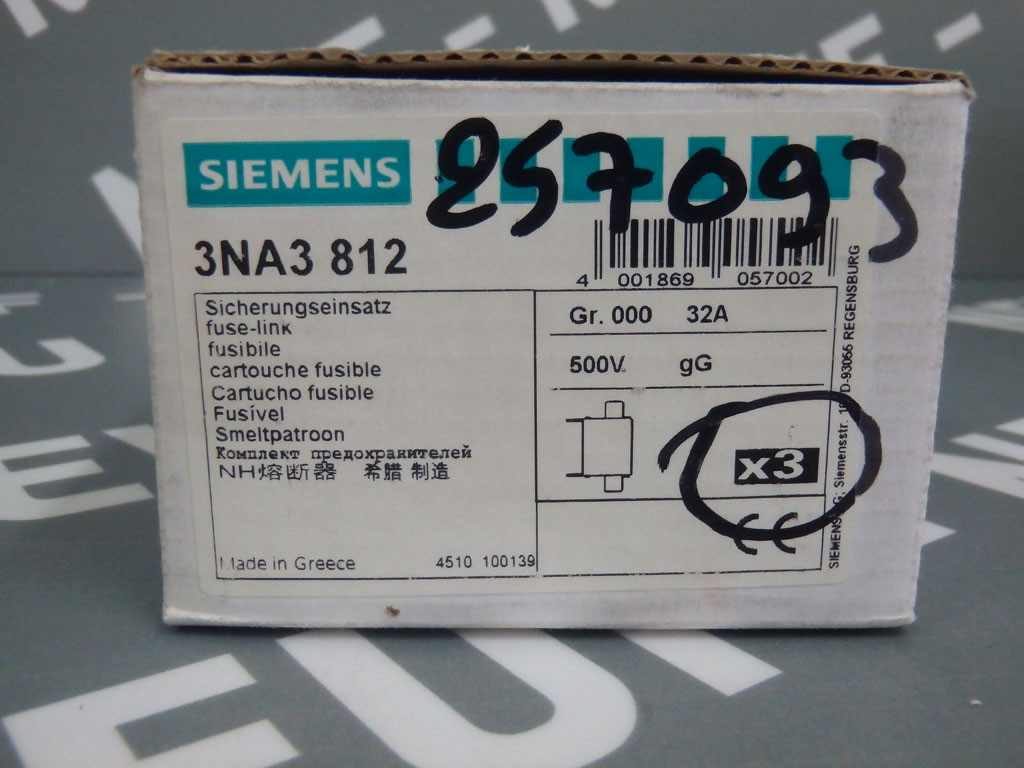 SIEMENS 3NA3812