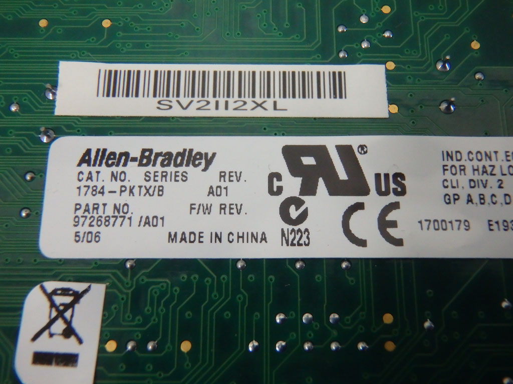 ALLEN-BRADLEY 1784-PKTX/B