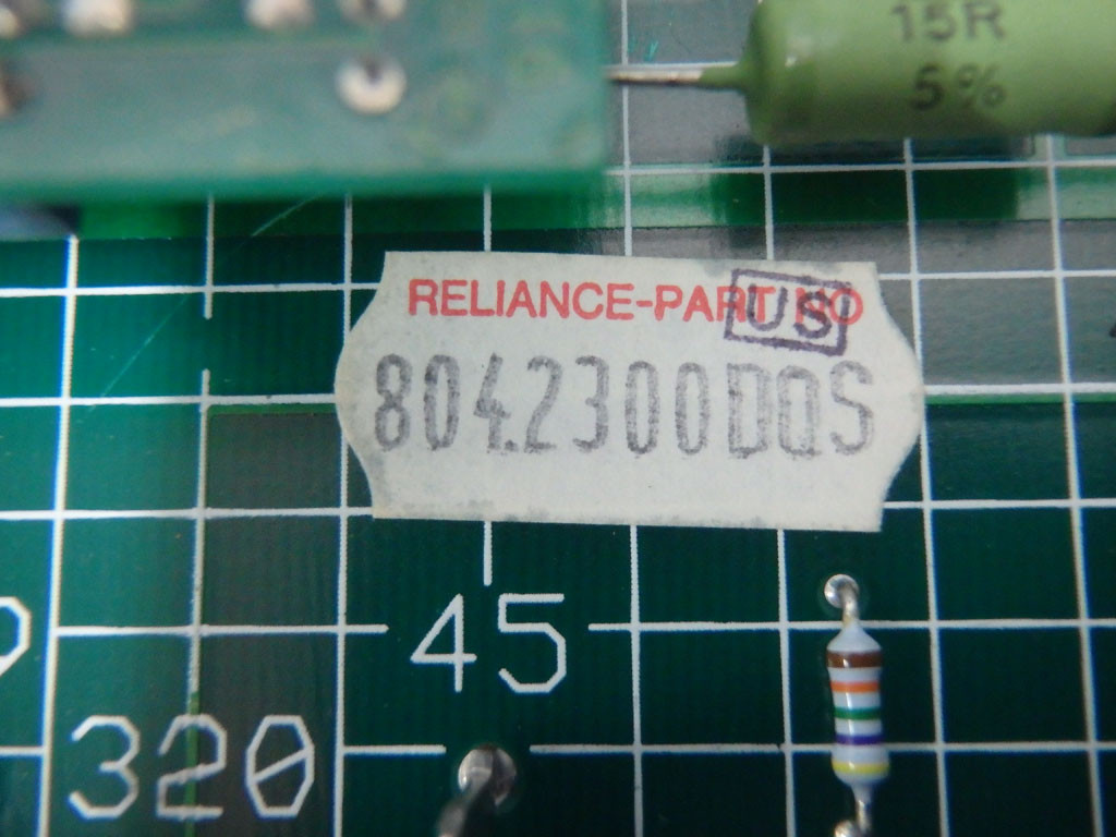 RELIANCE ELECTRIC 804.2300DOS