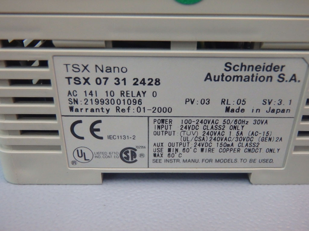 TÉLÉMÉCANIQUE  TSX07312428