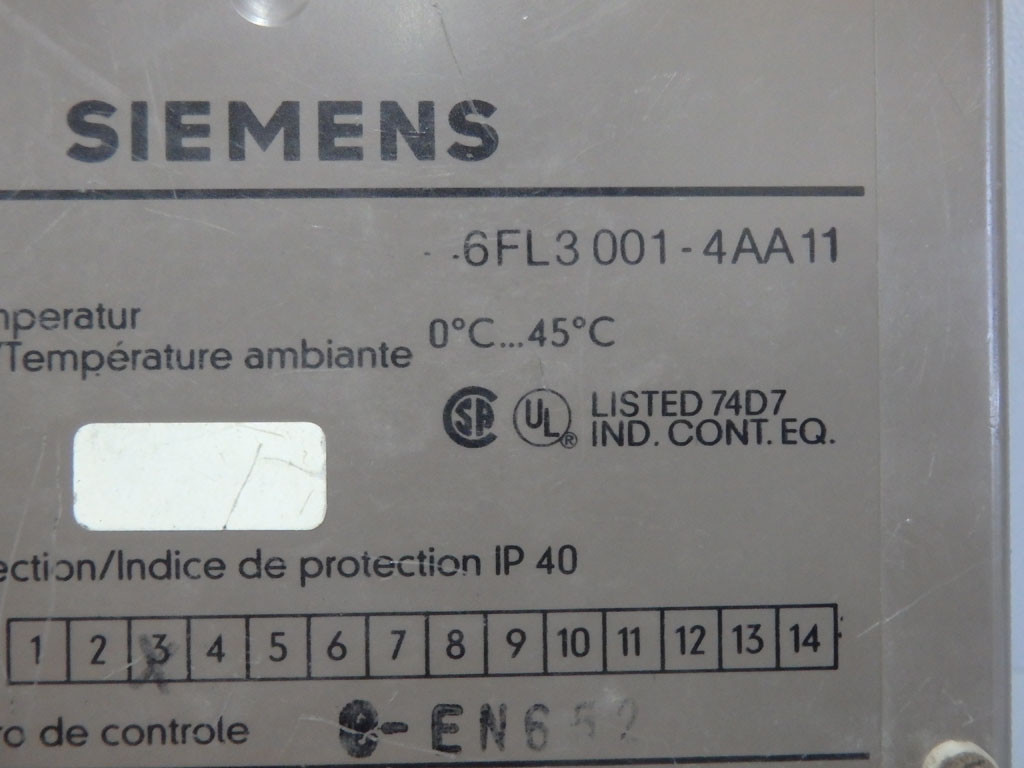 SIEMENS 6FL3001-4AA11