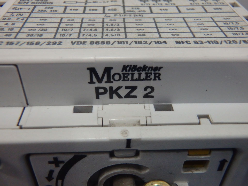 KLOCKNER MOELLER PKZ2