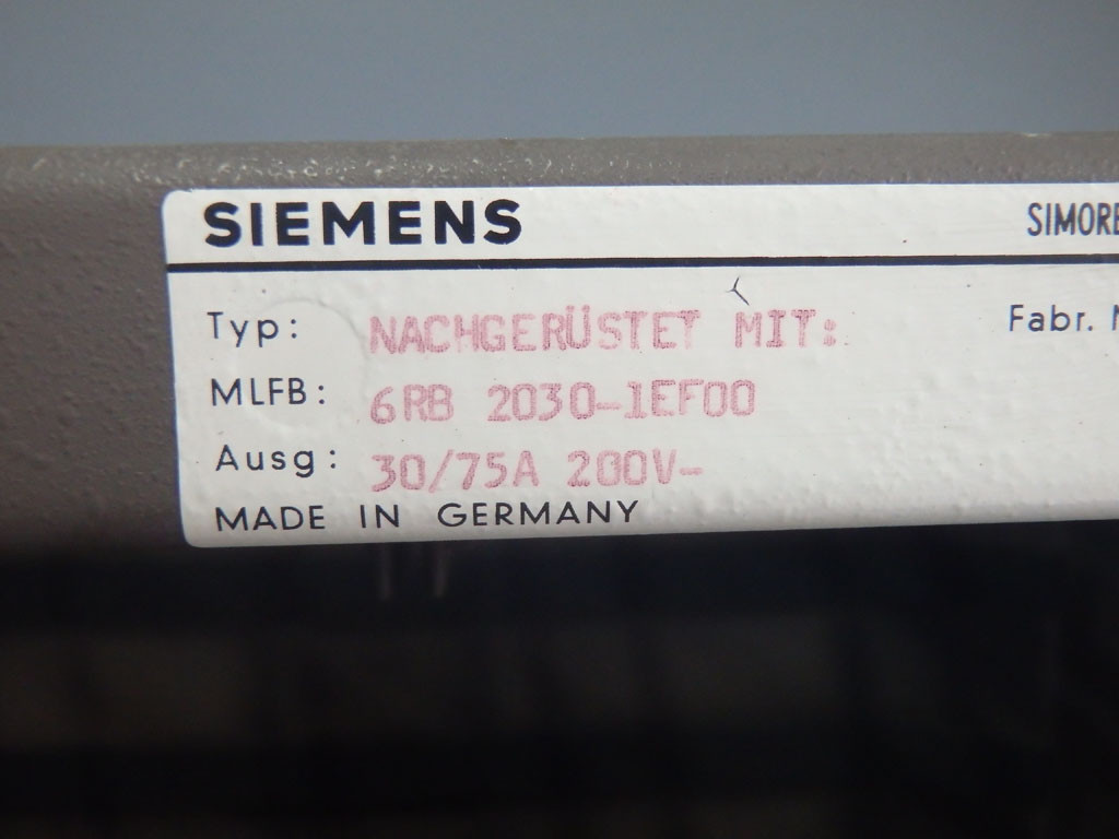 SIEMENS 6RB2030-1EF00