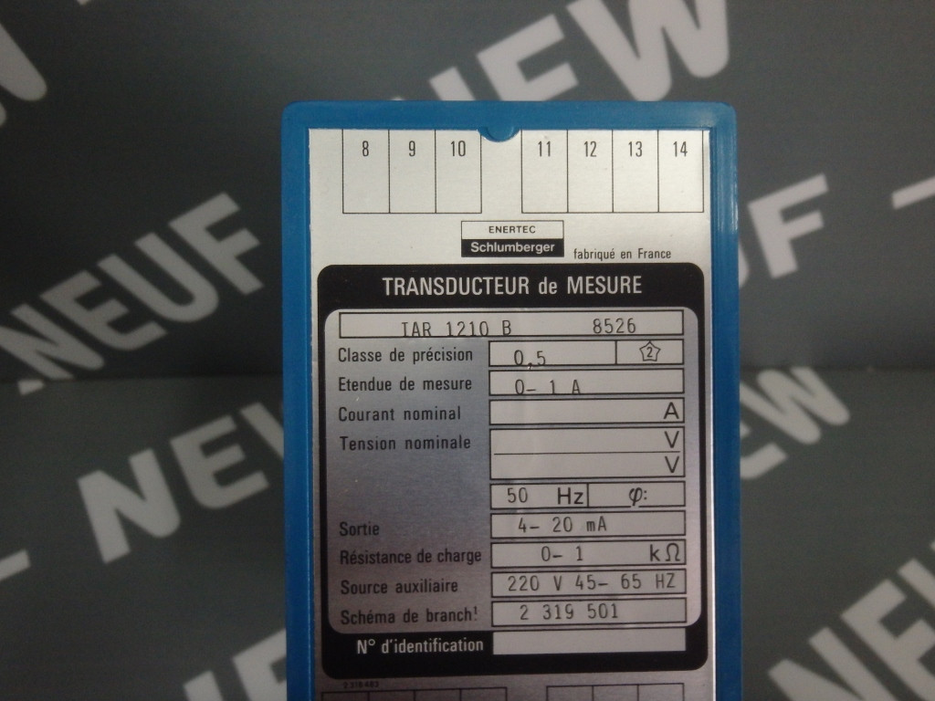 SCHLUMBERGER IAR1210B