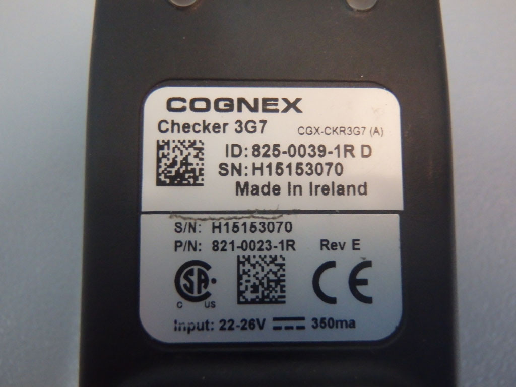 COGNEX CHECKER3G7