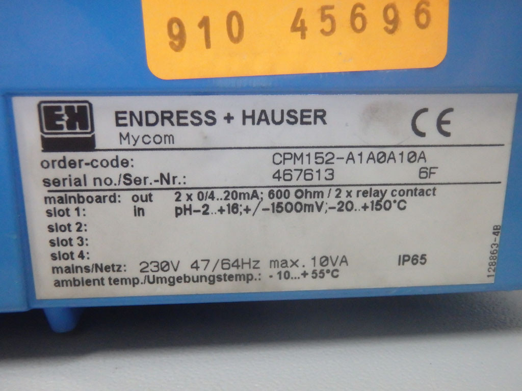 ENDRESS+HAUSER CPM152-A1A0A01A