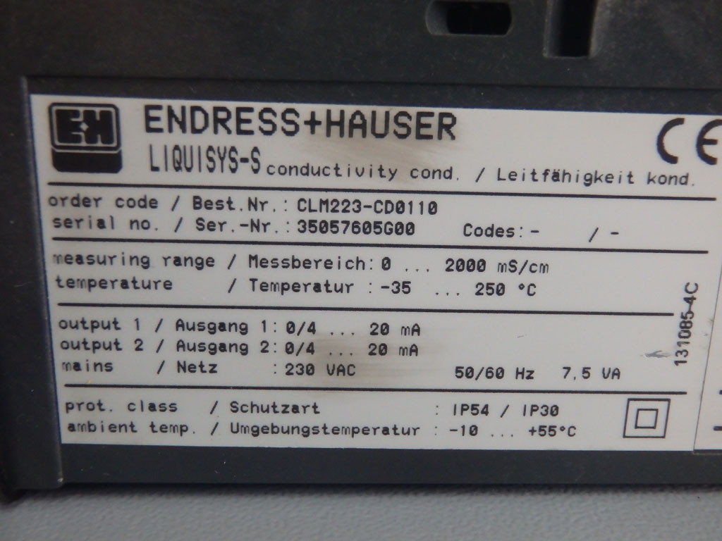 ENDRESS+HAUSER CLM223-CD0110