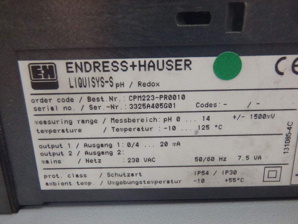 ENDRESS+HAUSER CPM223-PR0010