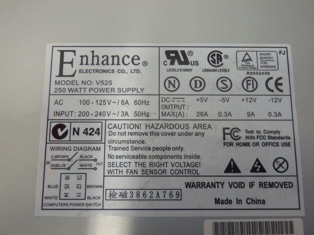 ENHANCE ELECTRONICS V525