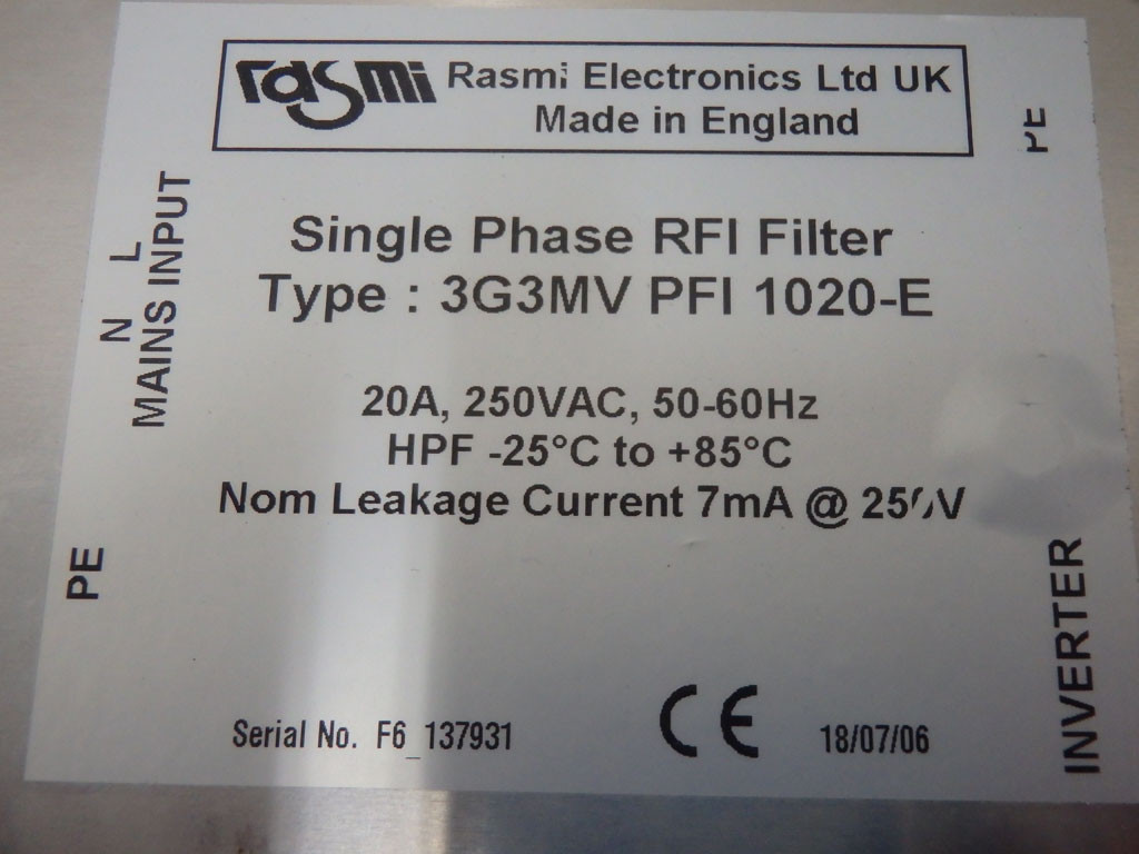 RASMI 3G3MV-PFI1020E