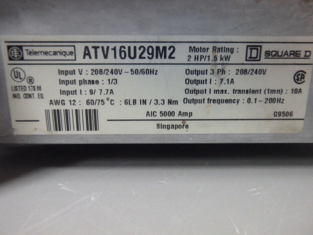 TÉLÉMÉCANIQUE  ATV16U29M2