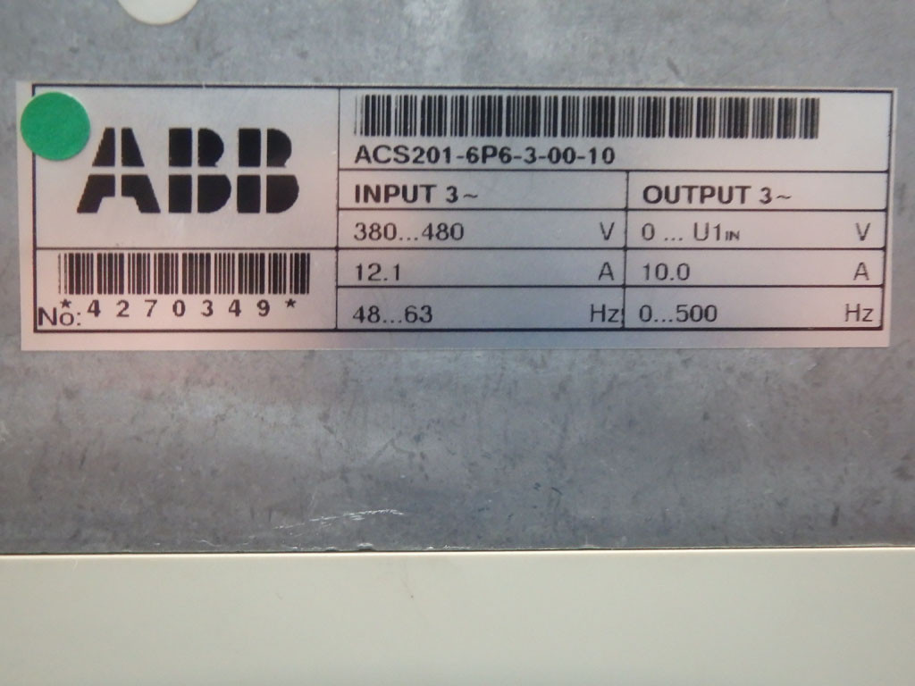 ABB ACS201-6P6-3-00-10