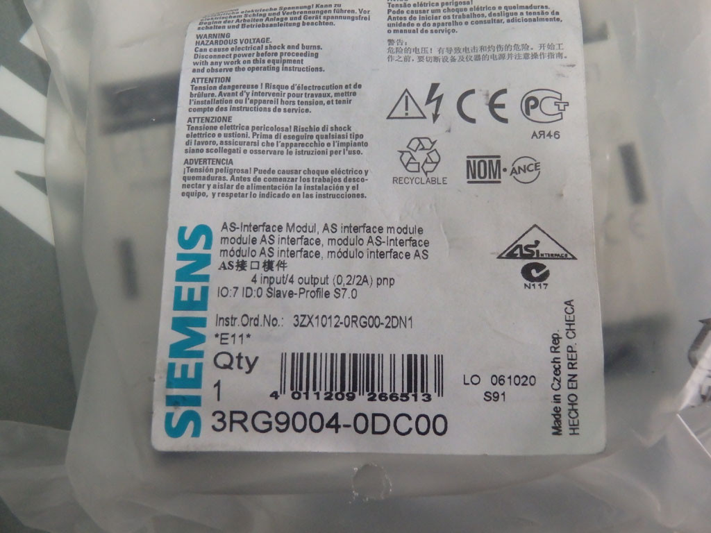 SIEMENS 3RG9004-0DC00