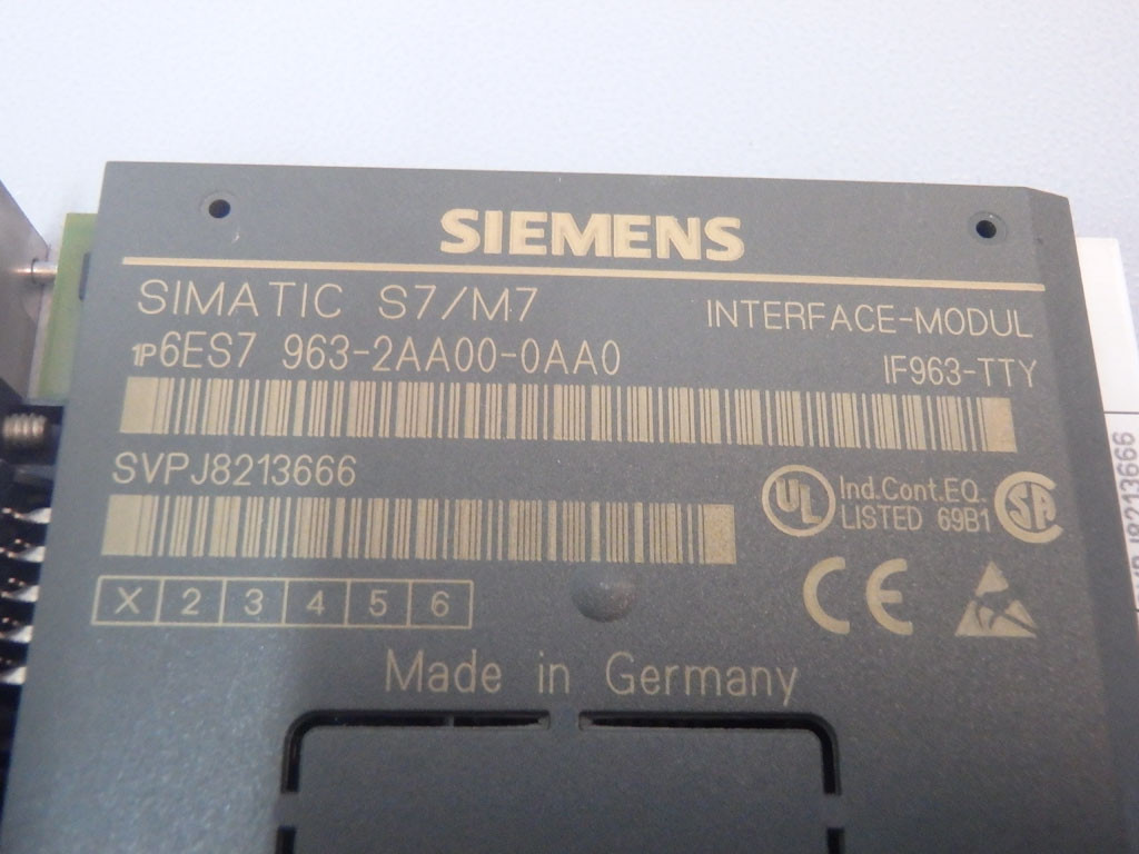 SIEMENS 6ES7963-2AA00-0AA0