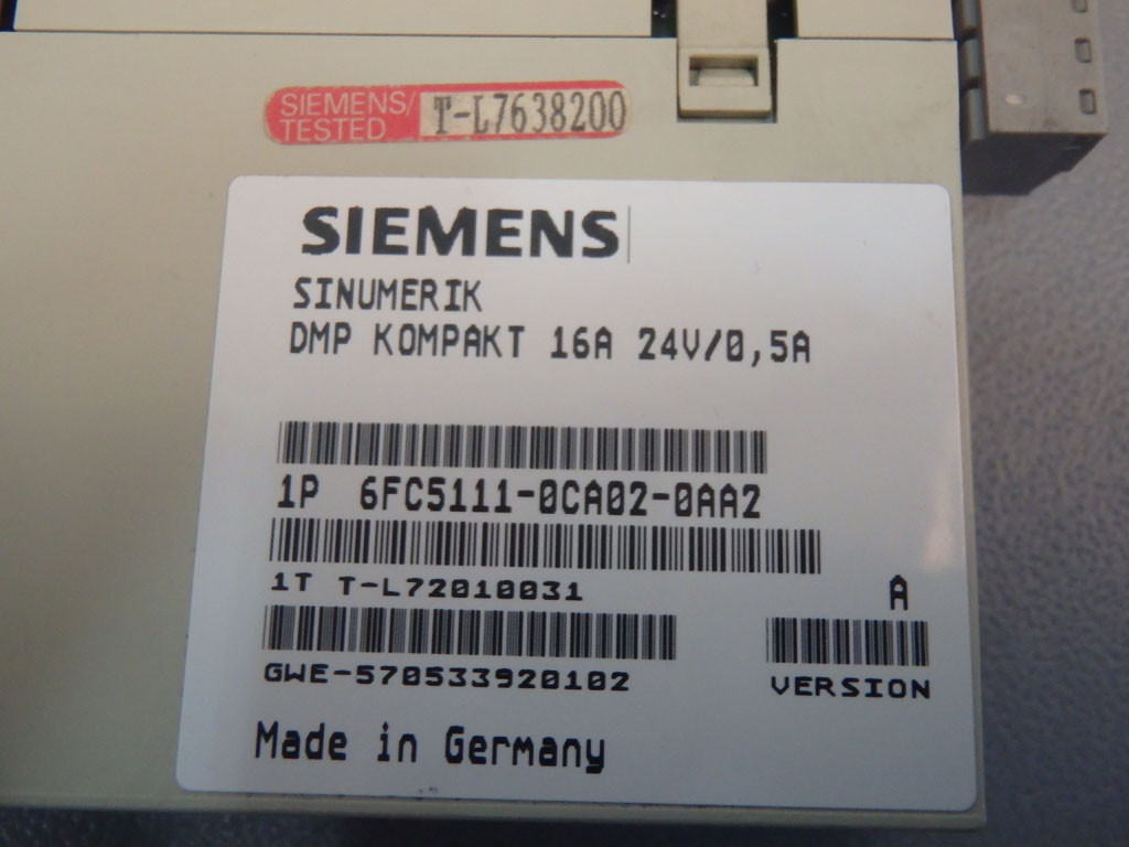 SIEMENS 6FC5111-0CA02-0AA2