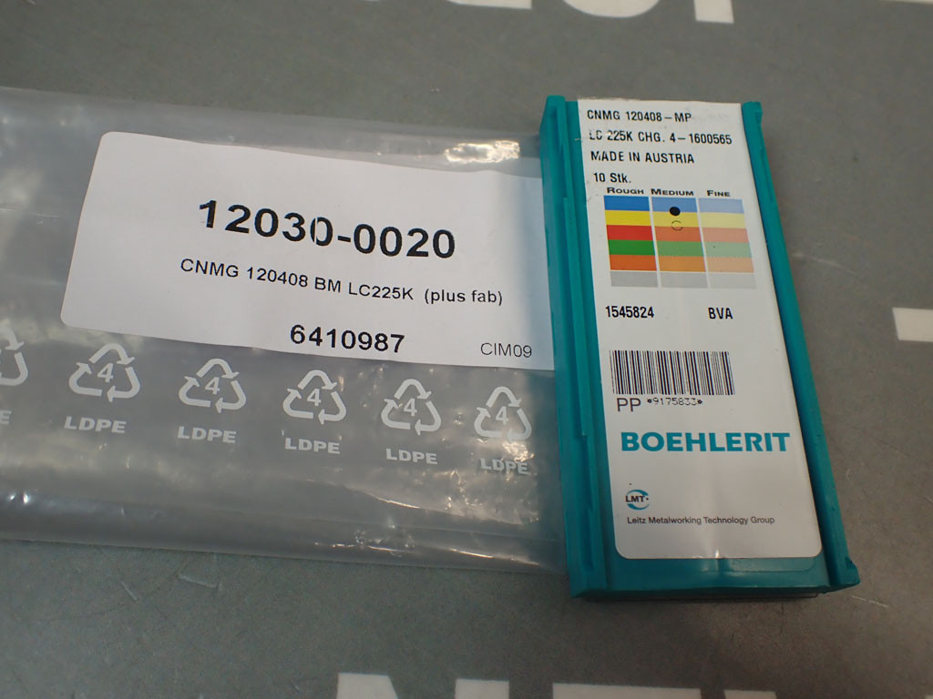 BOEHLERIT CNMG120408-MPLC225K