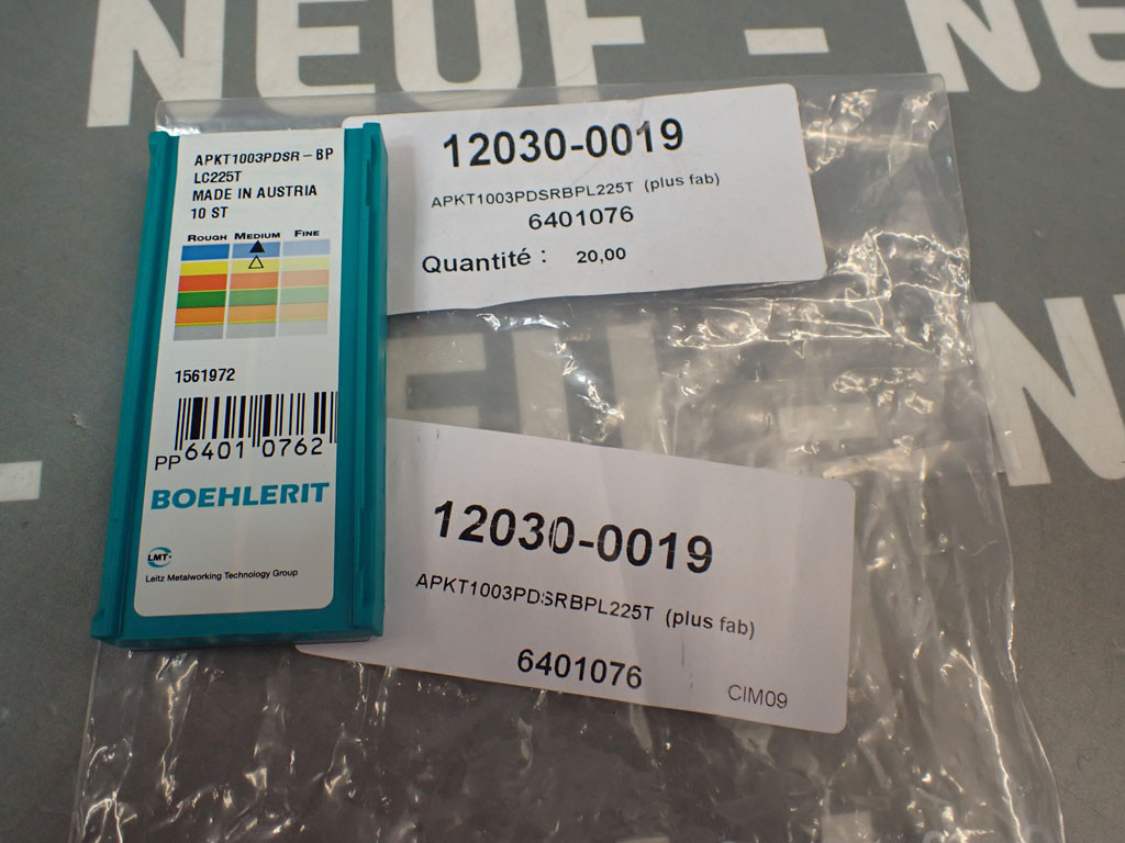 BOEHLERIT APKT1003PDSR-BPLC225T