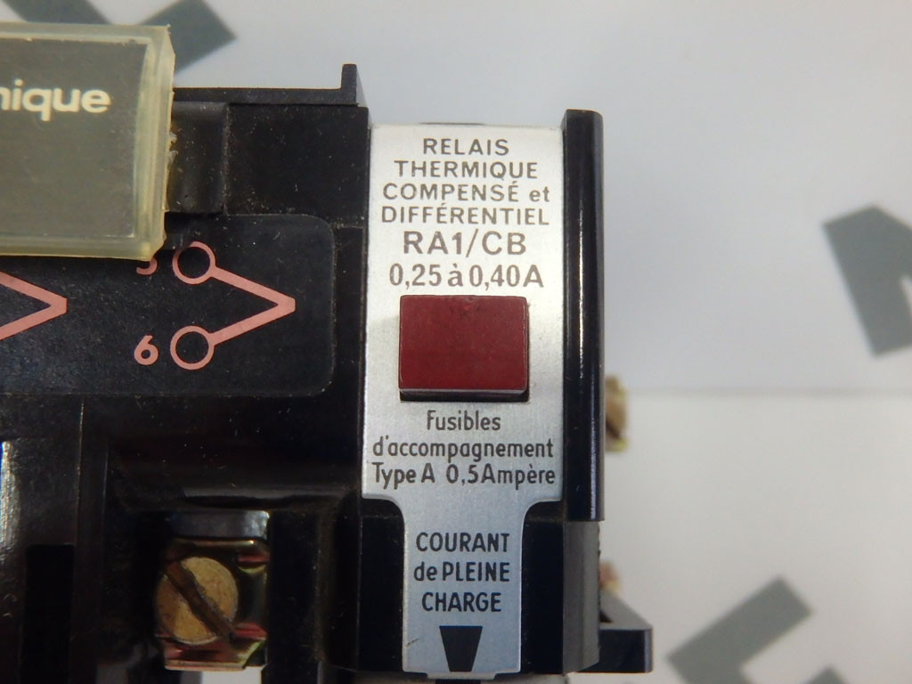 TÉLÉMÉCANIQUE  RA1/CB0.25-0.40