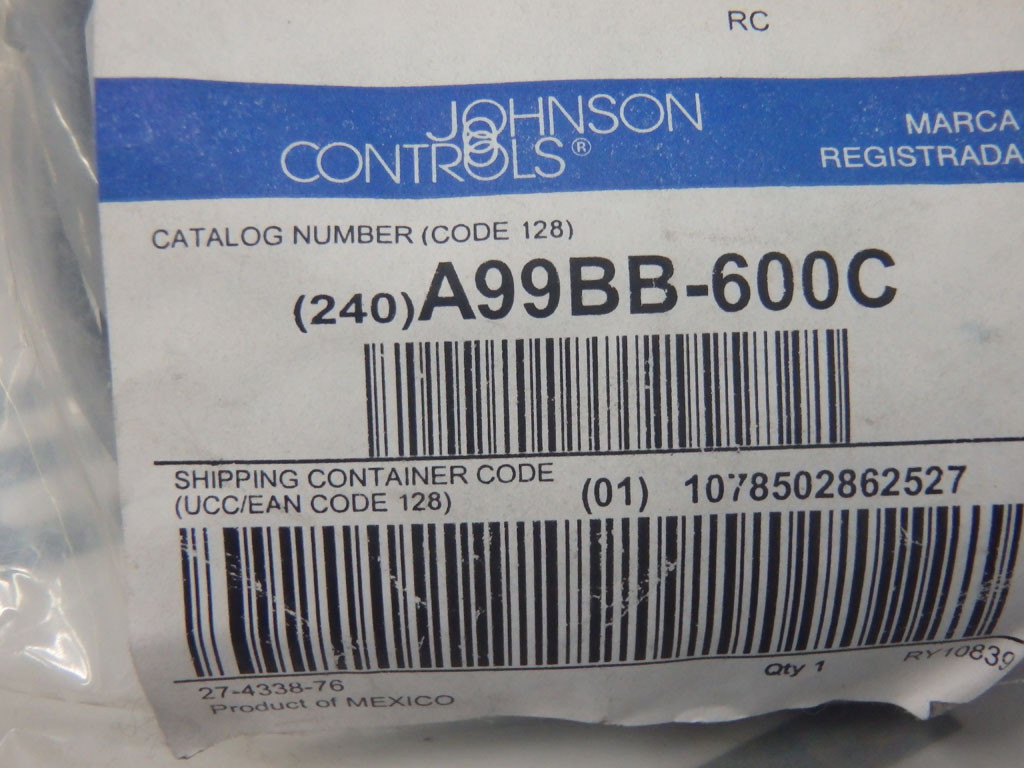 JOHNSON CONTROLS A99BB-600C