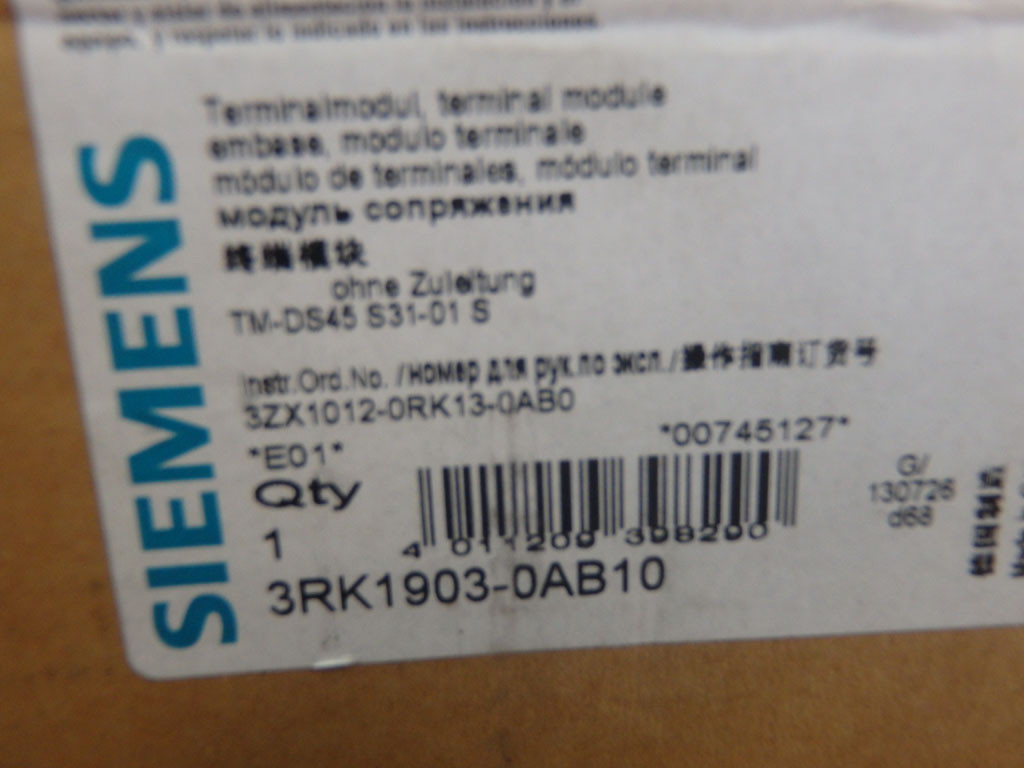 SIEMENS 3RK1903-0AB10