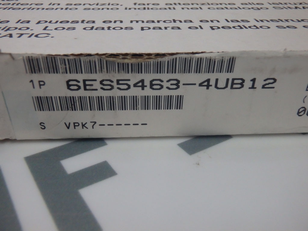 SIEMENS 6ES5463-4UB12