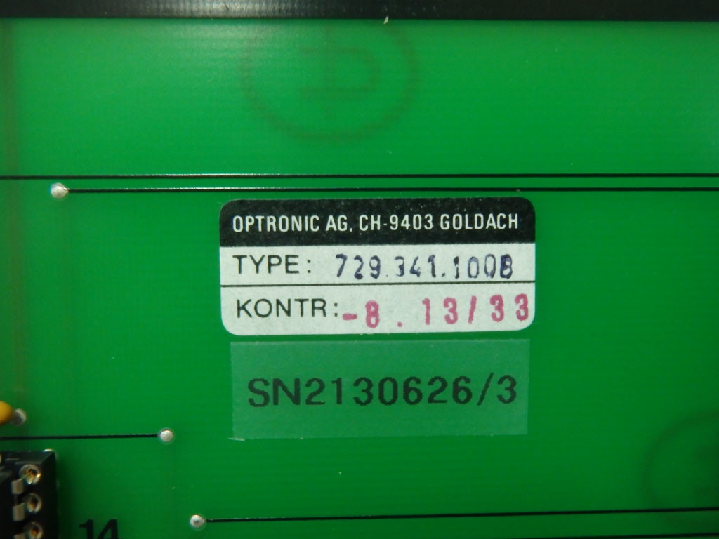 OPTRONIC AG 729.341.100B