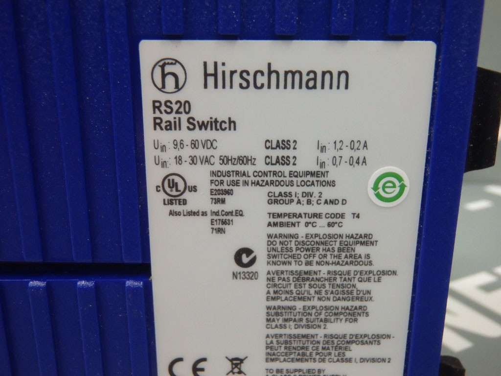 HIRSCHMANN RS20-1600M2M2SDAP