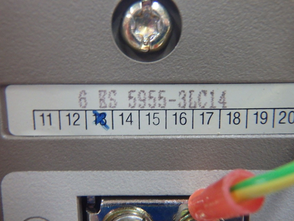 SIEMENS 6ES5185-3UA11+6ES5955-3LC14