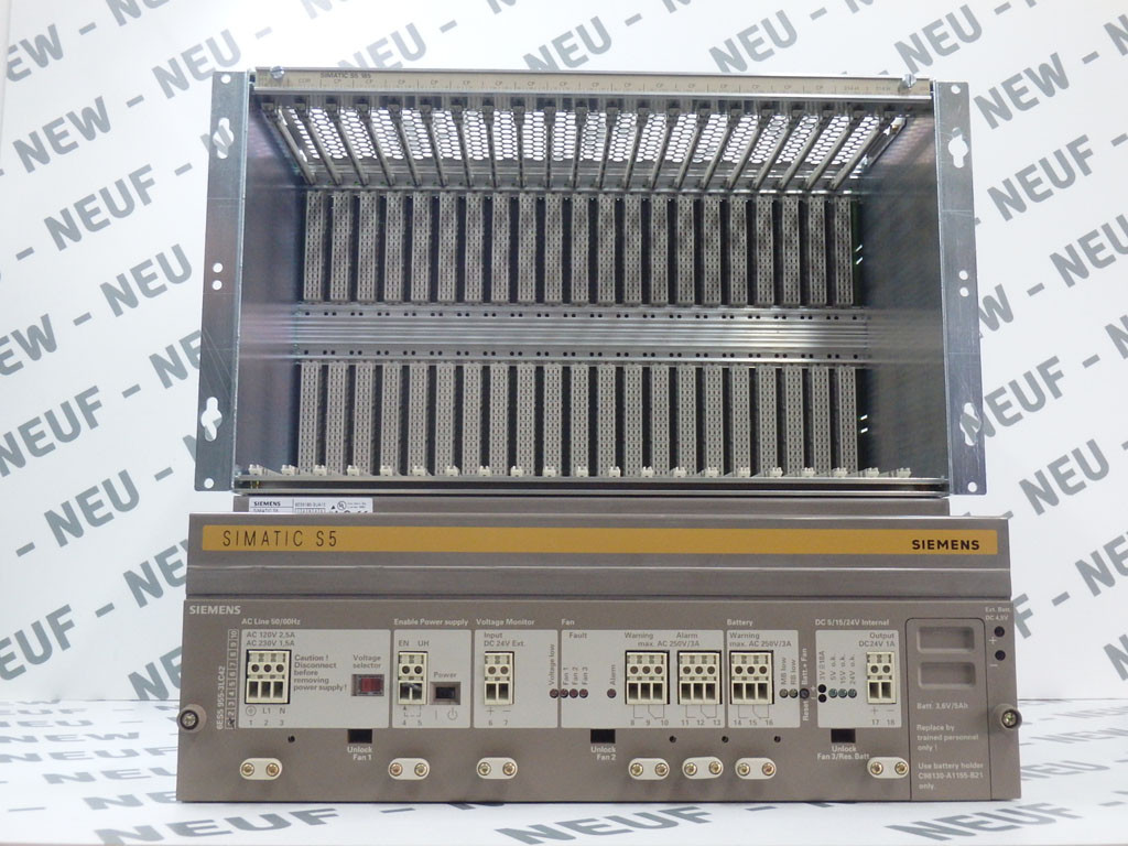 SIEMENS 6ES5185-3UA13+6ES5955-3LC42