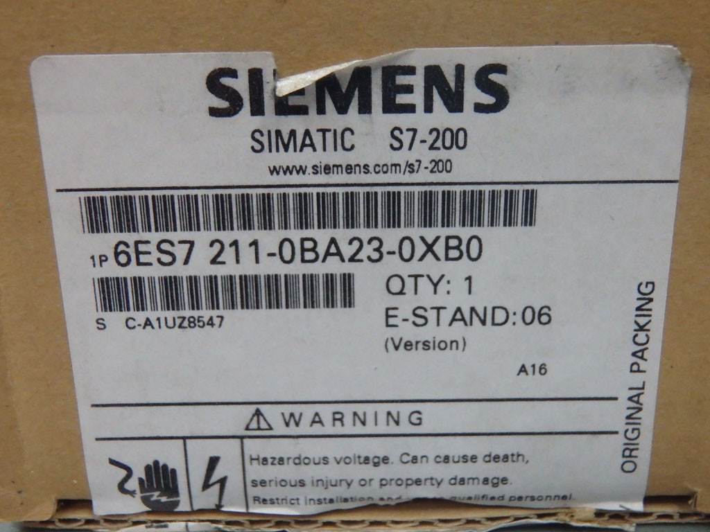 SIEMENS 6ES7211-0BA23-0XB0