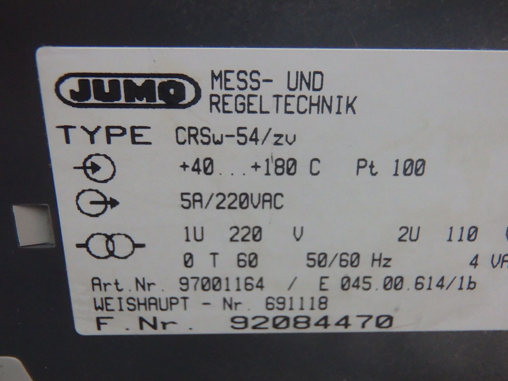 JUMO CRSW-54/ZV